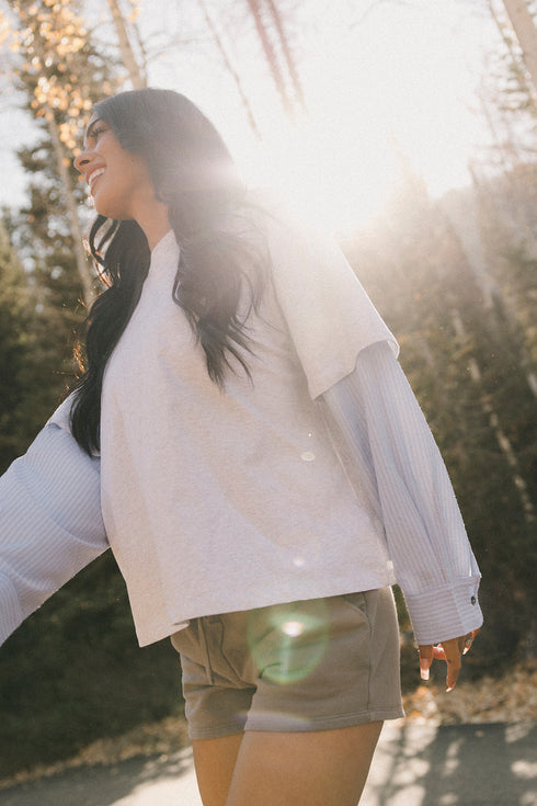 Cabin Club Tee // Grey